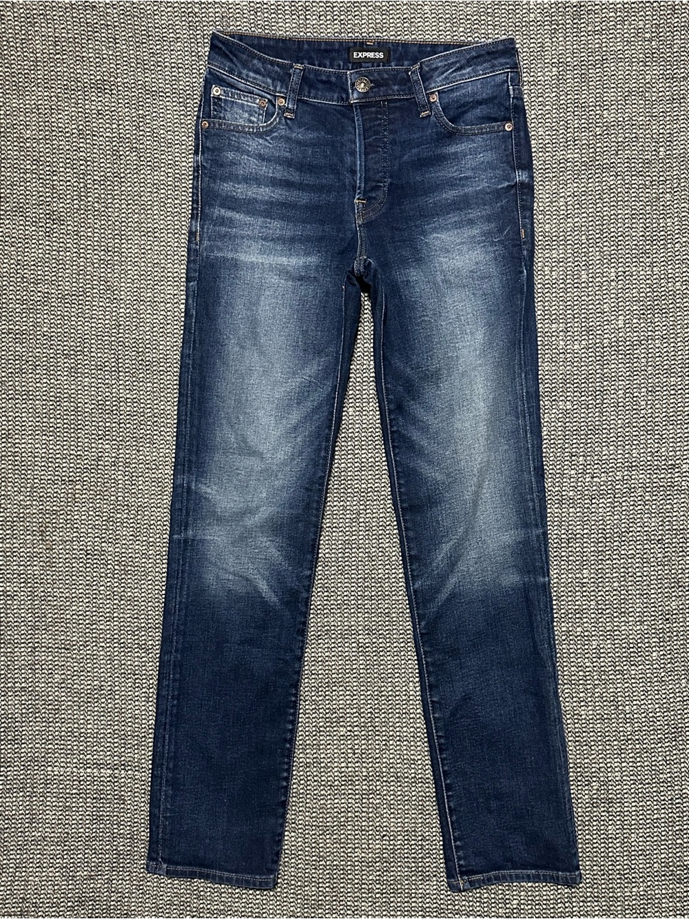 Express Slim Straight Denim Jeans